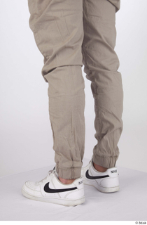 Gilbert beige trousers calf casual dressed white sneakers 0004.jpg